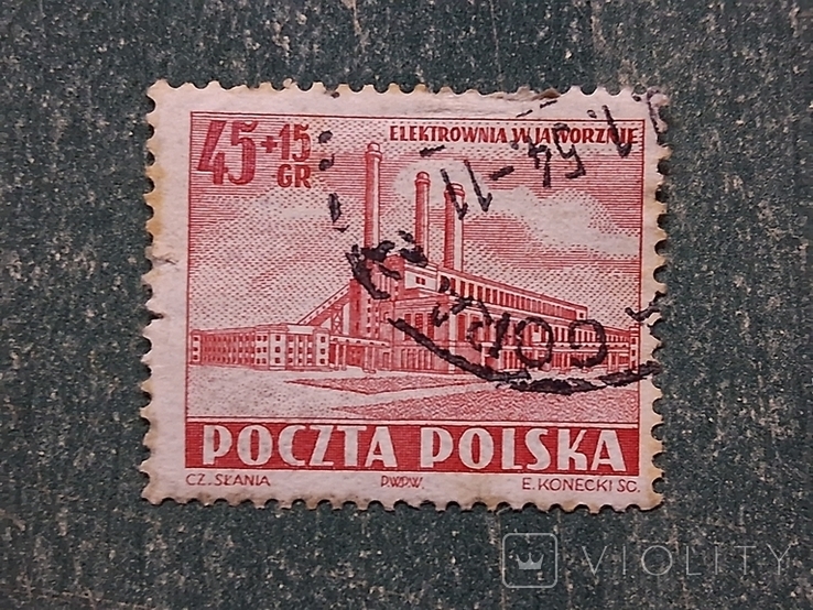Польша. Польща. 1952 г