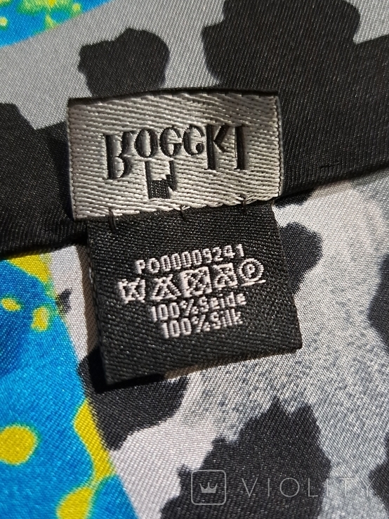 Шёлковый шейный платок Roeckl роуль 51/51 см, фото №4