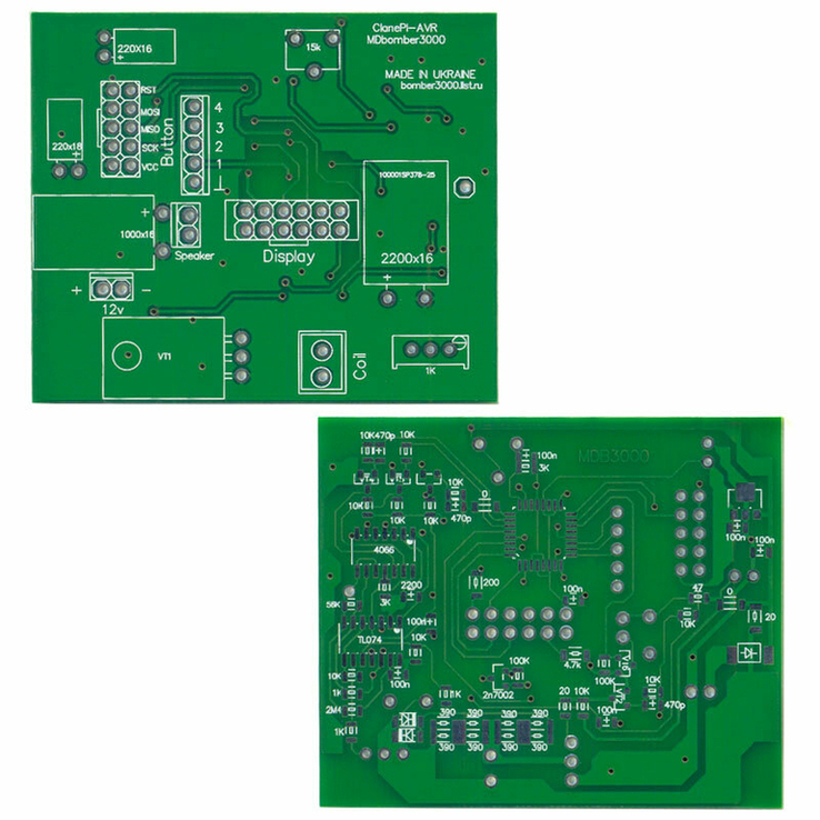 Плата для самостійного складання металошукача CLONE-PI AVR, фото №2