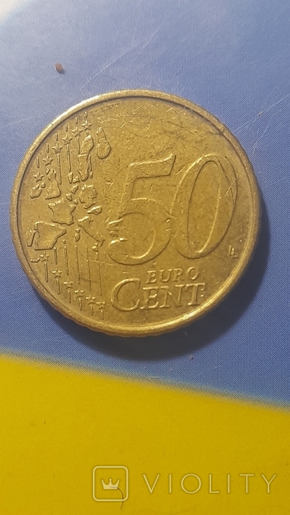 50 євро центіа 1999 року, фото №3