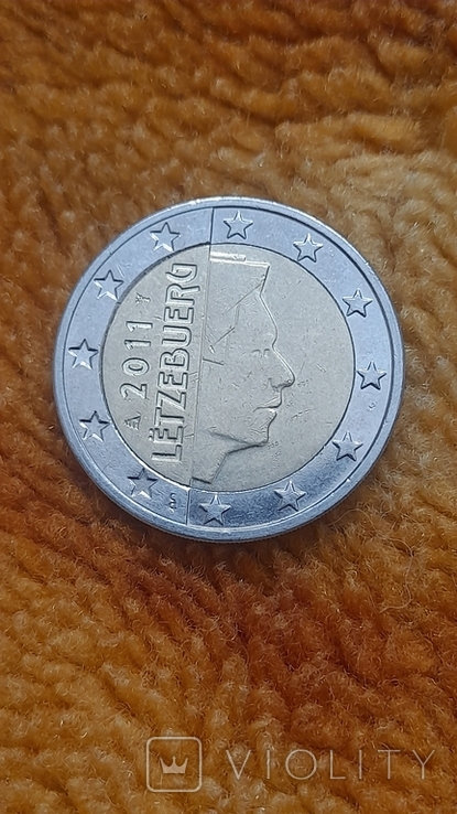 2 євро Люксимбург 2011 рік, фото №2