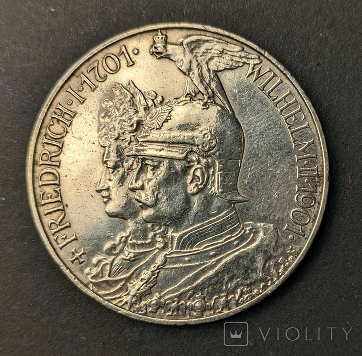 5 марок 1901 р. Пруссія, 200 років королівству, фото №4