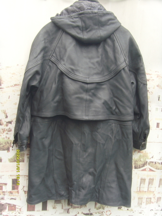 Кожаная куртка , утеплённая, фото №8