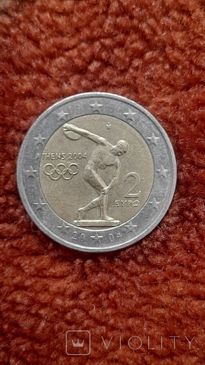 2 євро ювілейні 2004 рік, фото №2