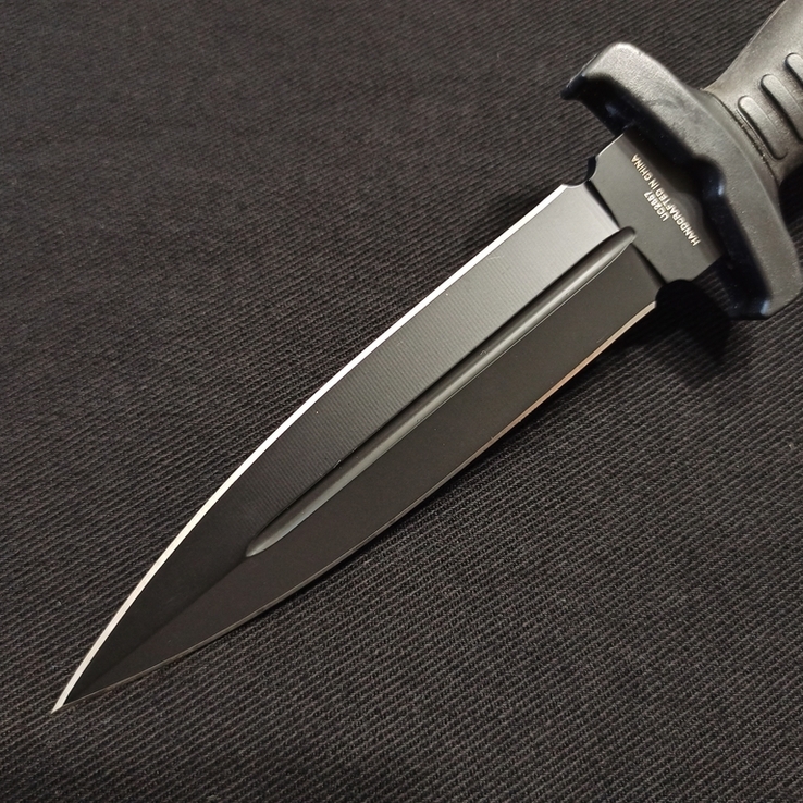 Тактичний ніж з шкіряними ножнами 24 см., фото №5