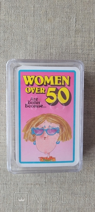 Игральные карты США,Юмор "Женщины за 50" 1980 е года, фото №2