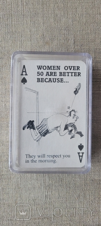 Игральные карты США,Юмор "Женщины за 50" 1980 е года, фото №11