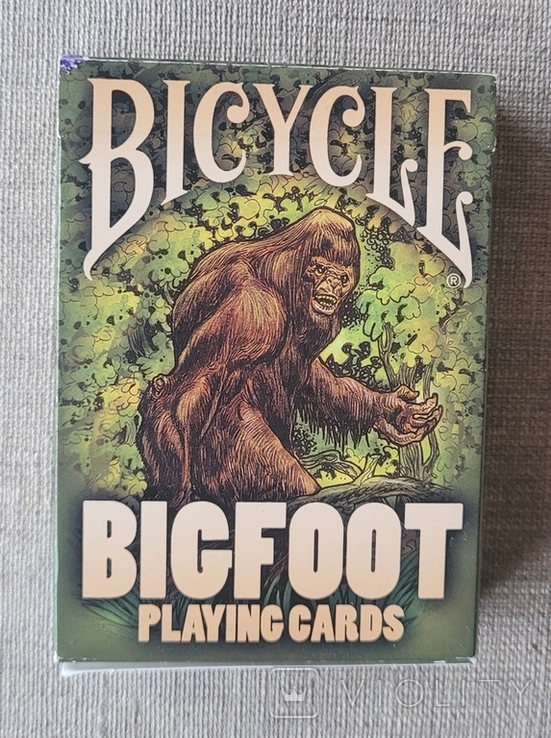 Игральные карты США,Bicycle Big Foot Снежный человек 2015 год, фото №9