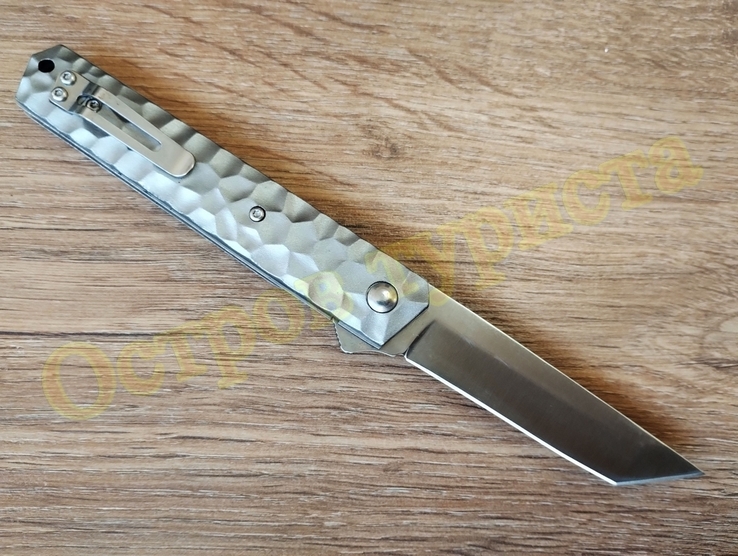 Складной нож Extreme Silver Tanto с чехлом, фото №5