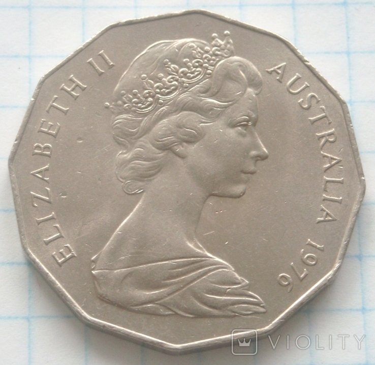50 центів, Австралія, 1976р., фото №3