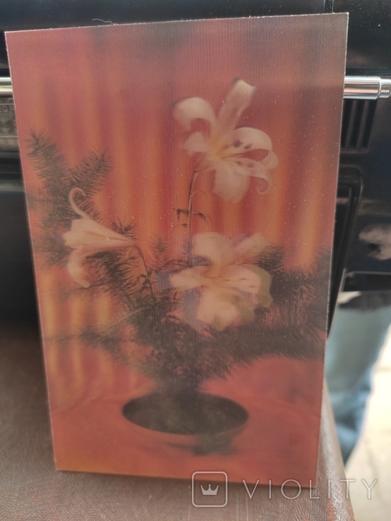 Вінтаж. Стерео листівка "Квіти". СРСР. 70-80-ті роки, фото №5