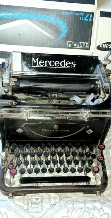 Mercedes (Zella-Mehlis) печатная машинка, фото №2