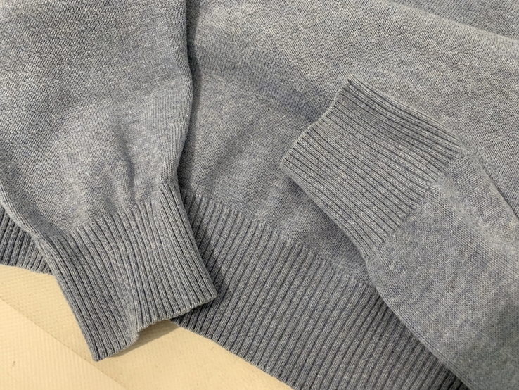 Мужской пуловер, Чоловічий пуловер L блакітно-сірий, фото №5