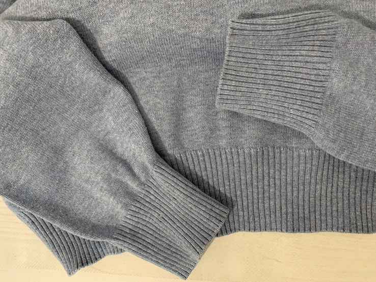 Мужской пуловер, Чоловічий пуловер L блакітно-сірий, фото №6