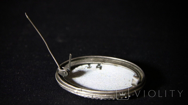 Set of rings, brooches and pendants, enamel, enamel, scan, metal, USSR, 1980s, photo number 6