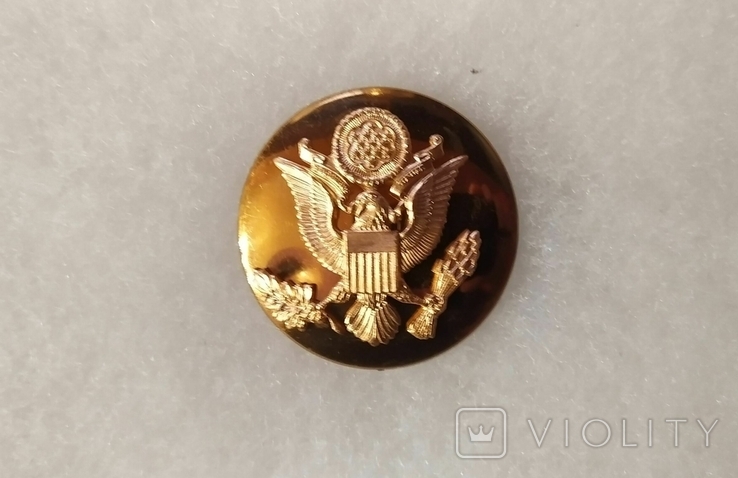 Кокарда - US Army - Insignia, Service Cap, E.P., Army (Enlisted Male Hat Badge), фото №2