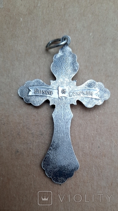Срібний натільний Хрестик 925 проби., фото №3