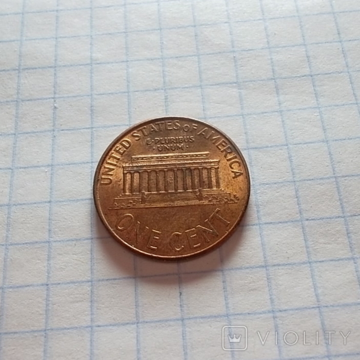 США 1 цент, 2008 "D" - Денвер, фото №7