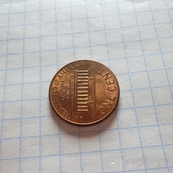 США 1 цент, 2008 "D" - Денвер, фото №10