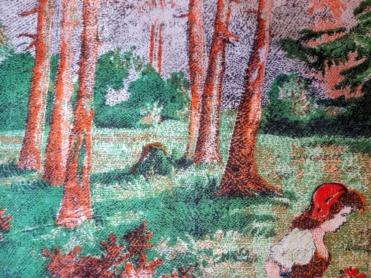 "Червона Шапочка" Настінний килимок СРСР 1962 140*63 см, фото №10