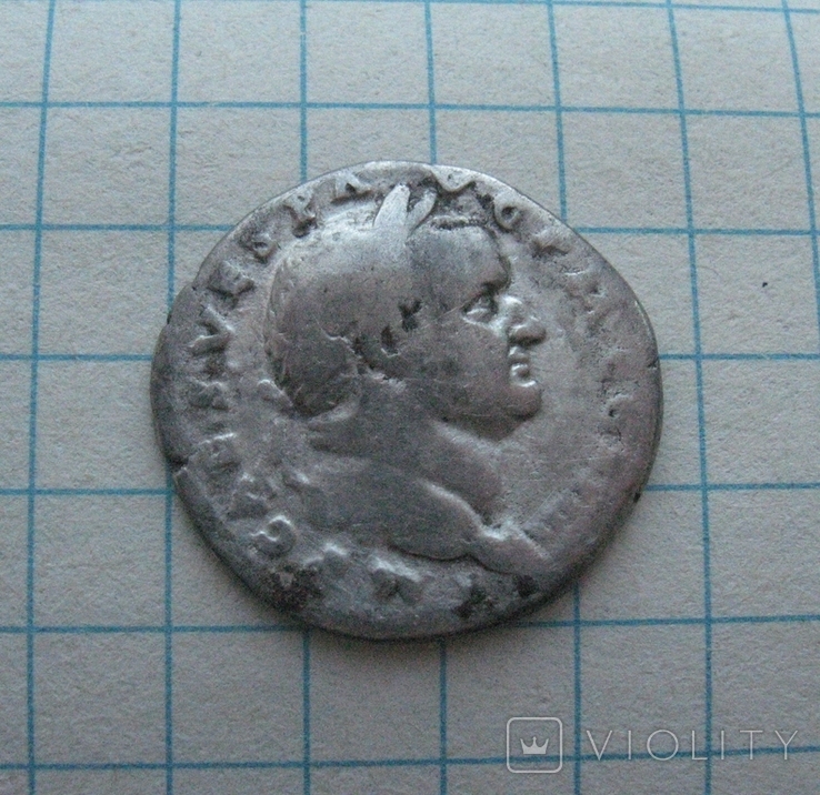 Денарий Веспасиана 72-73 год. н. э. VESTA, фото №2