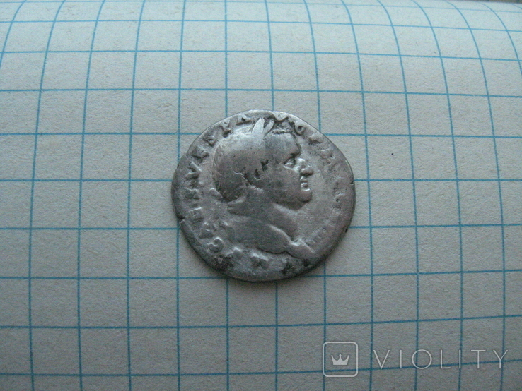Денарий Веспасиана 72-73 год. н. э. VESTA, фото №7