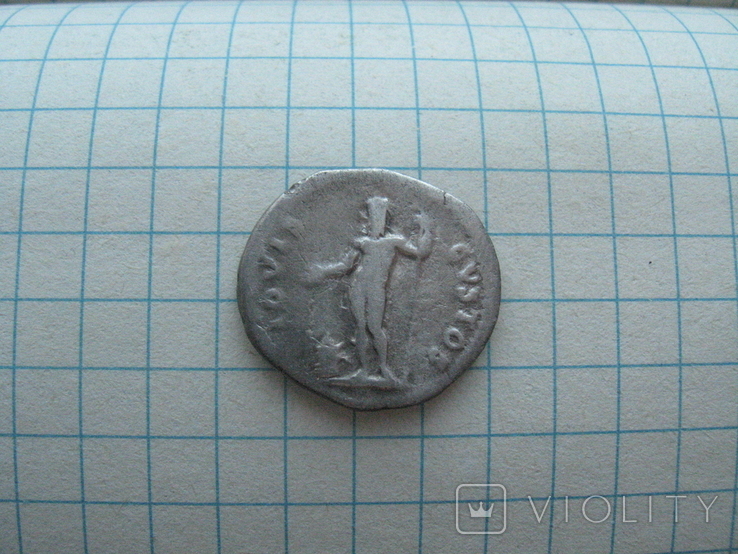 Денарий Веспасиана IOVIS CVSTOS 76 год н.э., фото №5