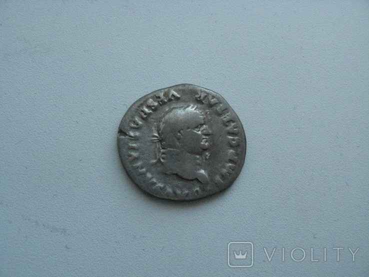 Денарий Веспасиана IOVIS CVSTOS 76 год н.э., фото №6