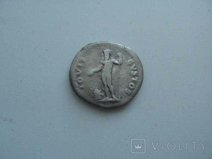 Денарий Веспасиана IOVIS CVSTOS 76 год н.э., фото №8