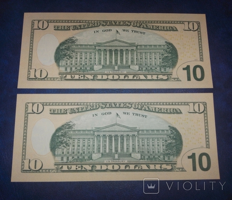 10 долларов 2017(А) замещение пара, фото №3