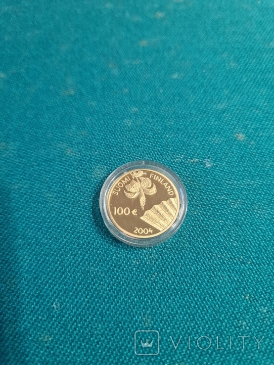 Золотая монета Финляндии, фото №4