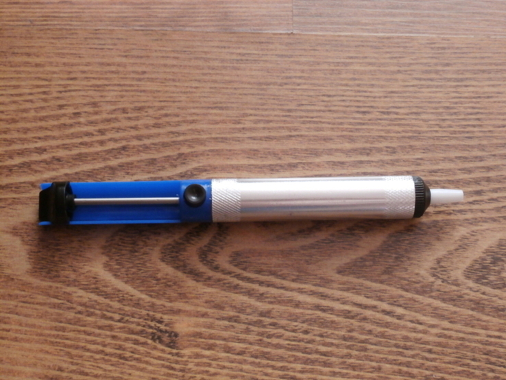 Олововідсмоктувач вакуумний,екстрактор для видалення припою,олова при ремонті електроніки, photo number 2