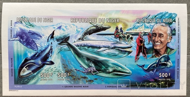 1998 г. Нигерия Nigeria Фауна Животные Рыба (**) (30), фото №2