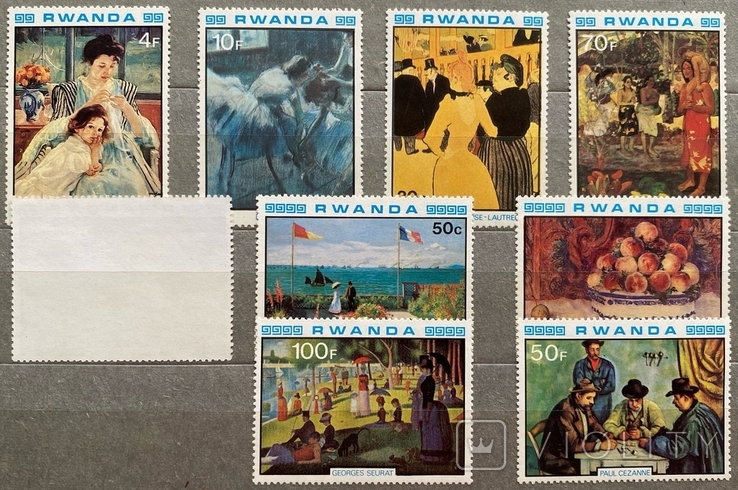 1969 г. Руанда Rwanda Искусство Живопись (**) (30), фото №3