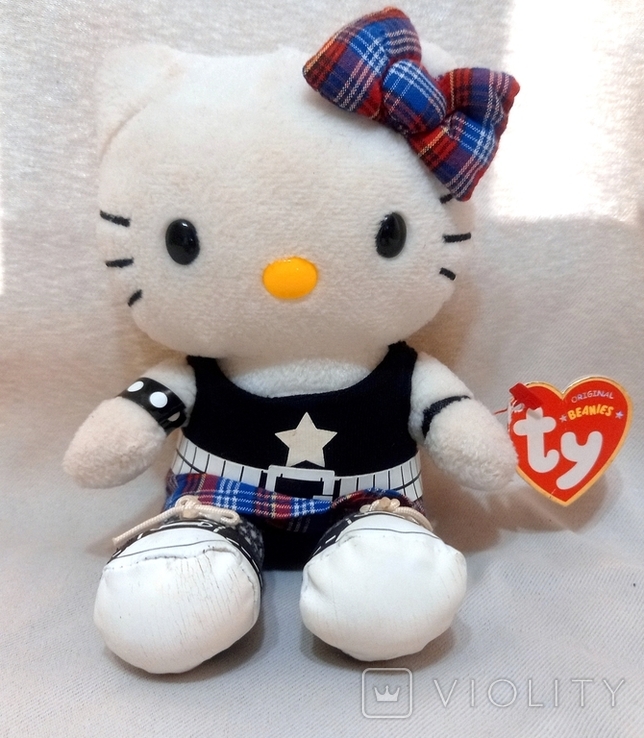 Hello Kitty Ty Beanie Babies Мягкая Игрушка, фото №2