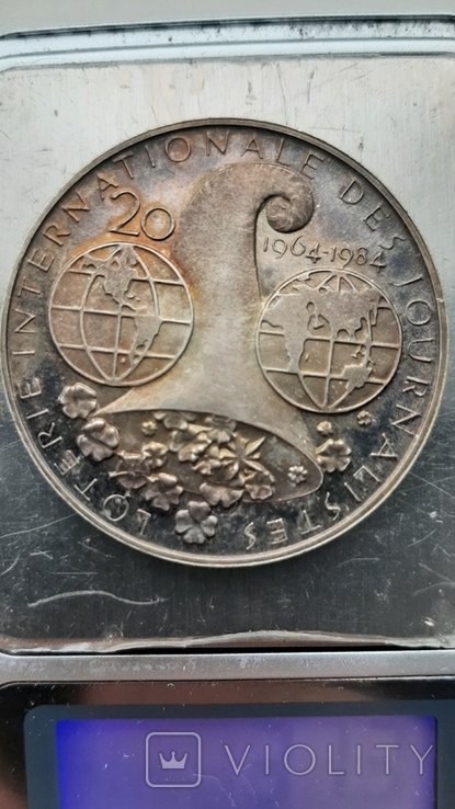 Монета/жетон серебро унция, фото №3