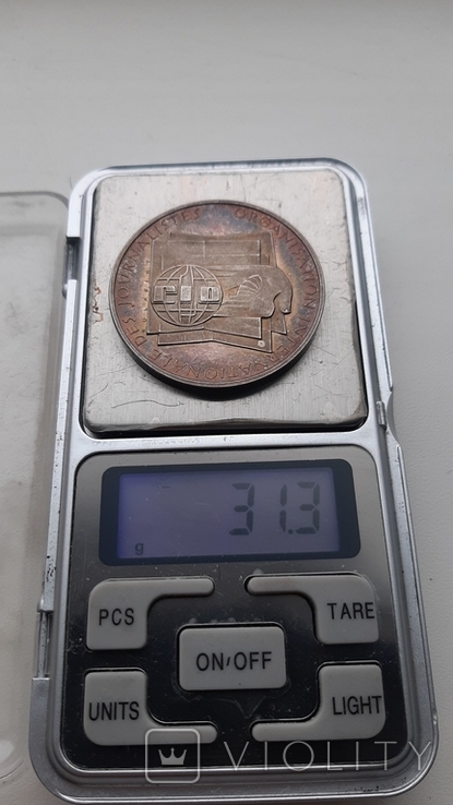 Монета/жетон серебро унция, фото №5