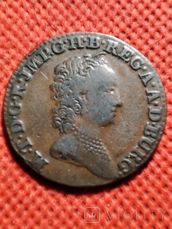 Австрия. Мария Терезия. Бельгия. 2 лиарда. 1749 год., фото №3