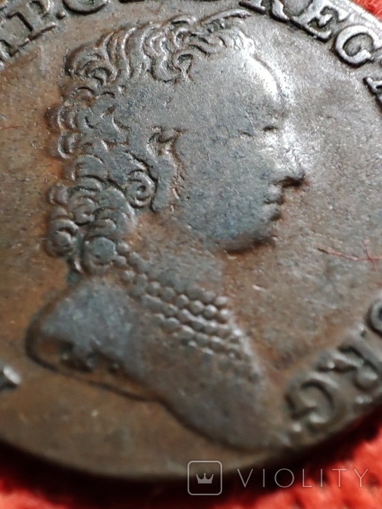 Австрия. Мария Терезия. Бельгия. 2 лиарда. 1749 год., фото №7