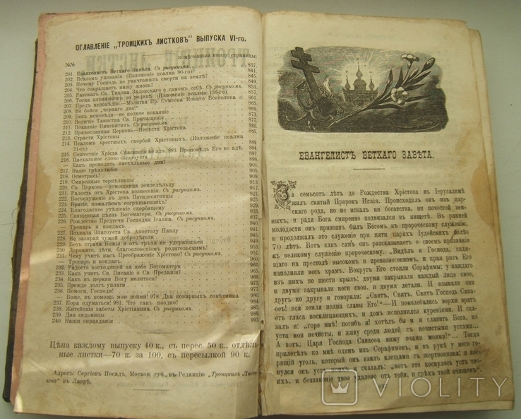 " Троицкие листки" 1884 г., фото №5