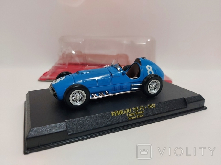 OPO 10 Modellino Auto Ferrari 375 F1 1952 – Scala 1/43, Louis Rosier, Ixo Per Altaya, B057, Collezione, Metallico