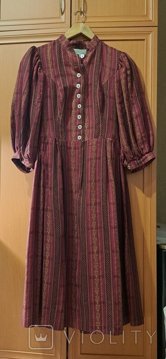 Винтаж платье сарафан тонкая шерсть альпийский Ruth Zinnterman, фото №2