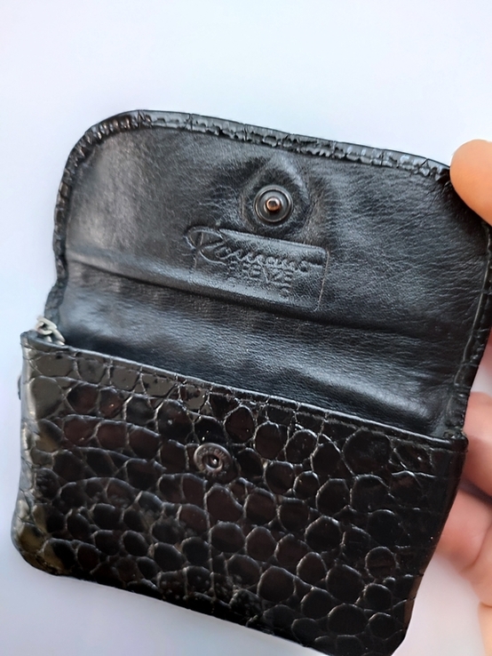 Шкіряна ключниця візитниця гаманець з шкіри крокодила Romano Firenze Fiocchi, photo number 5
