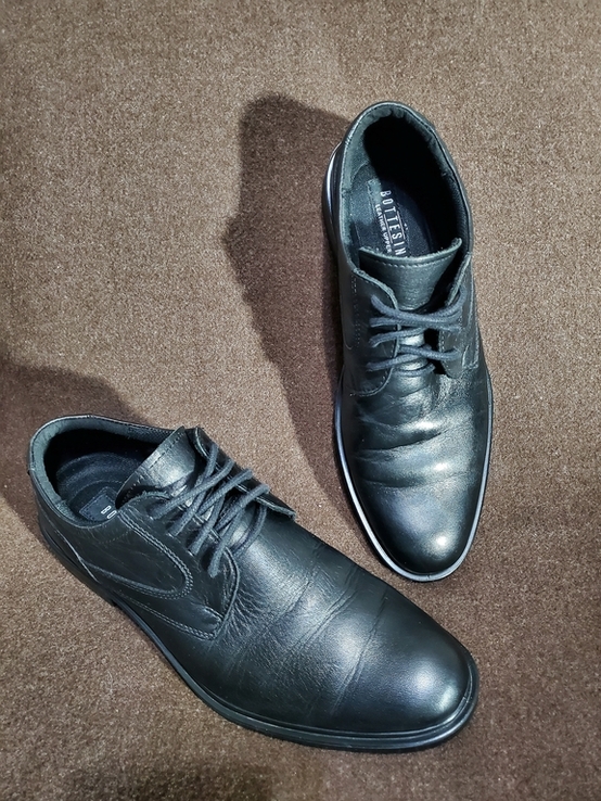 Кожаные мужские туфли BOTTESINI ( р 42 / 28,5 см ), фото №12
