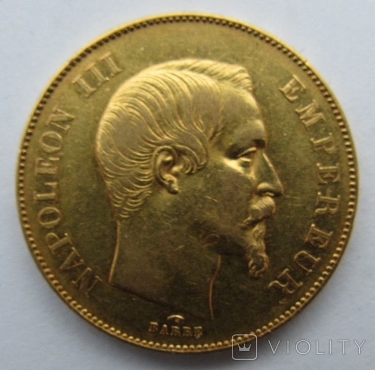 Франция, 50 франков 1855 - А, Париж, фото №10