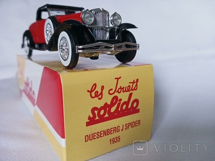 Miniature NPC Créations - Duesenberg J Spider Verte 1/43 Sur Base Solido - Occasion