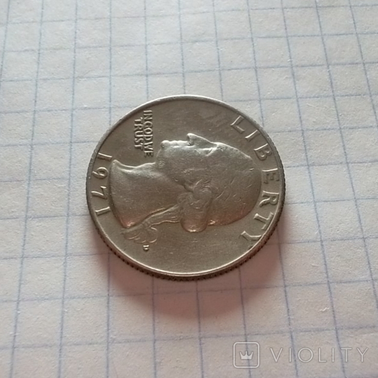 США 1/4 долара, 1971 D, фото №3