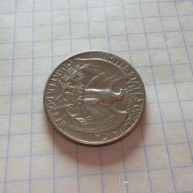 США 1/4 долара, 1971 D, фото №7