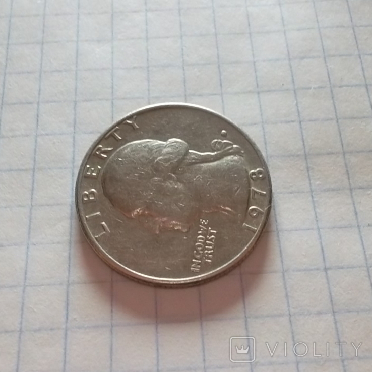 США 1/4 долара, 1978 D, фото №4
