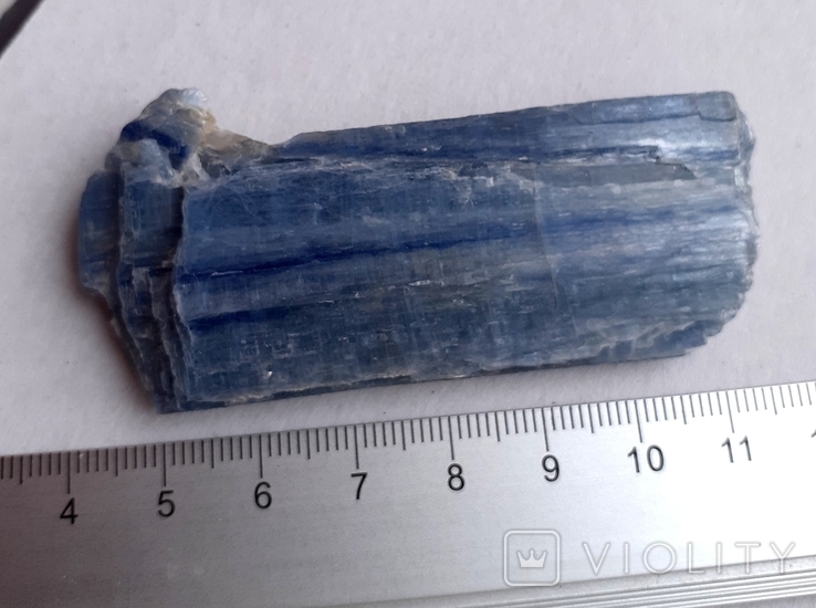 Кианит голубой крупный кристалл (Бразилия) 42 г, фото №2